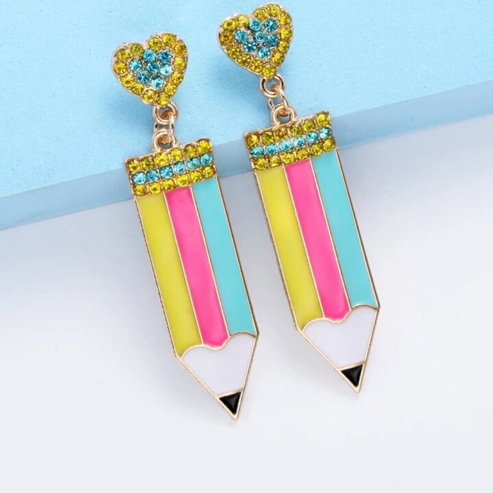 ✨BOUTIQUE ✨ Pencil Dangle Earrings NWT